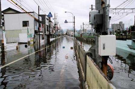 諏訪市　国道20号浸水