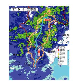 7月19日4時レーダー雨量