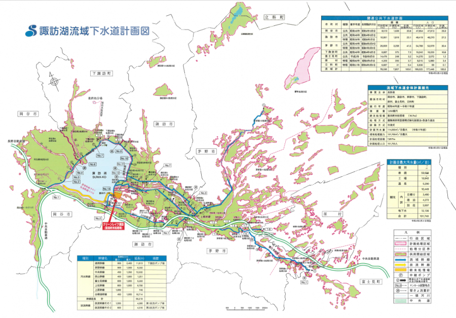 下水道計画図