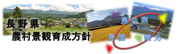 長野県農村景観育成方針のイメージ図