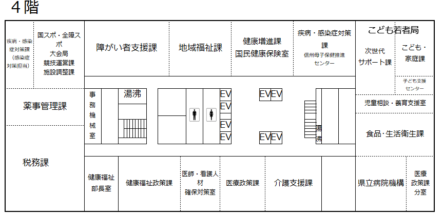 4階フロア図